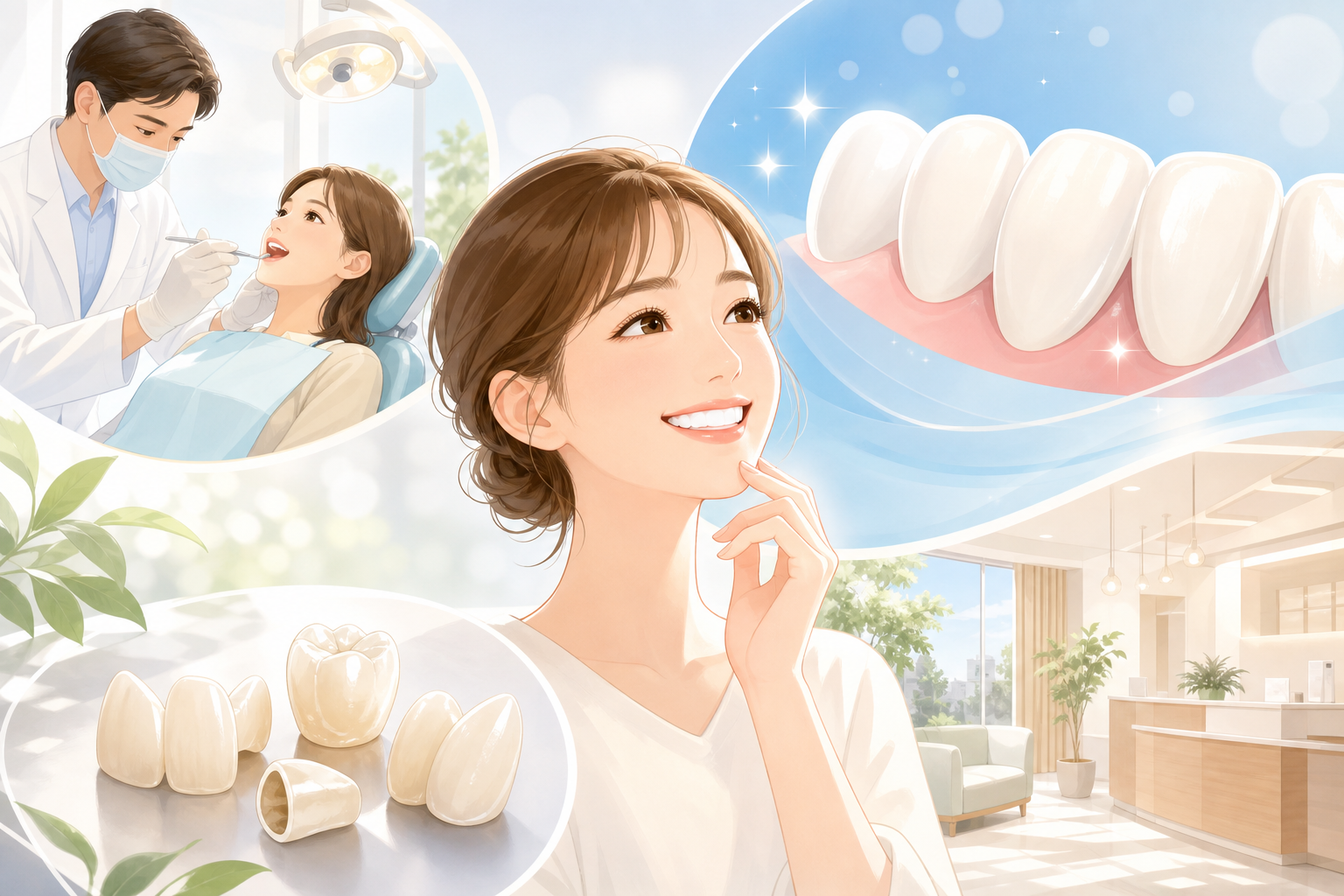 セラミックの白さはどのくらい続く？変色しにくい理由を吉祥寺の歯科医師が解説